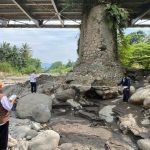 Fondasi Jembatan Kali Keruh Bumiayu Kritis Imbas Tergerus Banjir